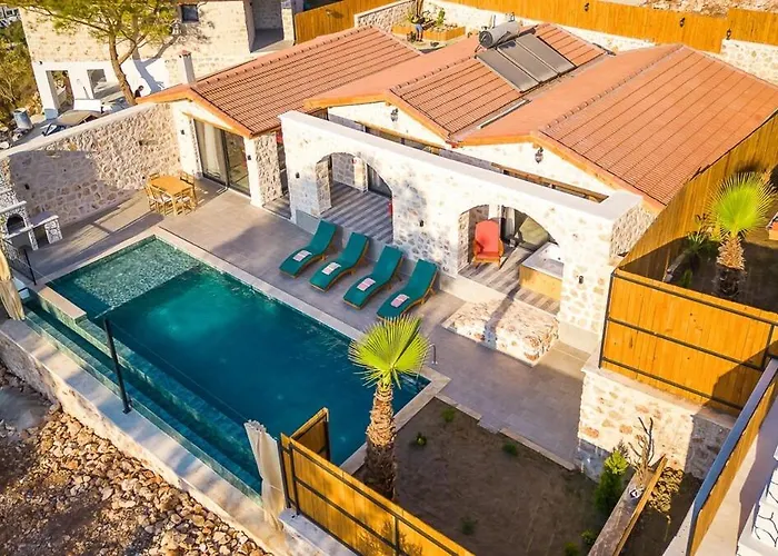 Spacious 2br Stone With Pool & Bbq Дом отдыха Калкан