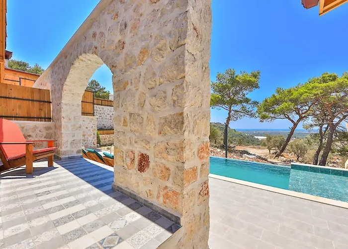 Spacious 2br Stone With Pool & Bbq Калкан